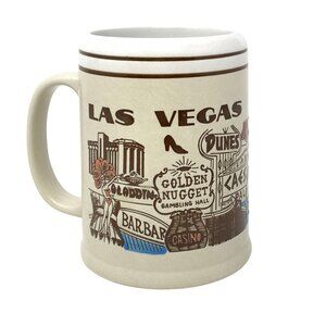 Las Vegas Nevada NV Mug Casino Hotel Strip Ceramic Vintage Diner Made In Japan